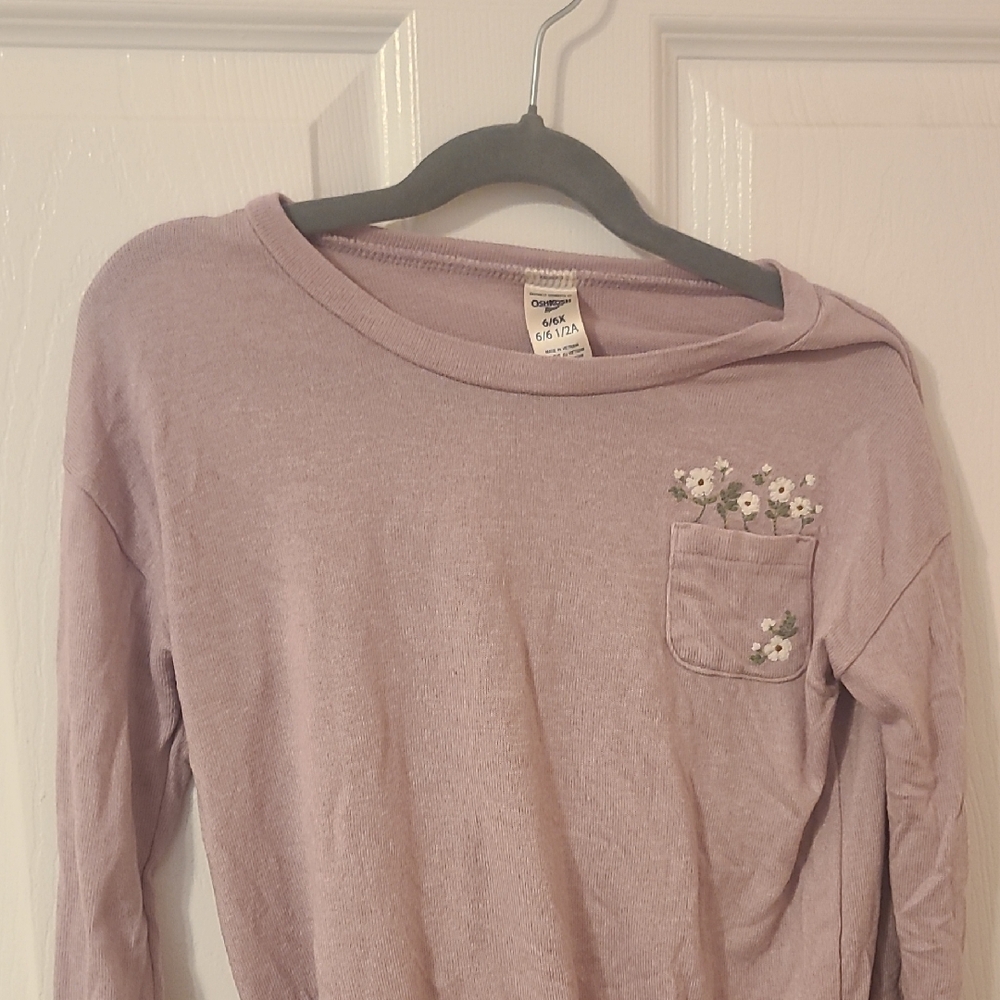 OshKosh B'gosh Purple Long Sleeve Tee